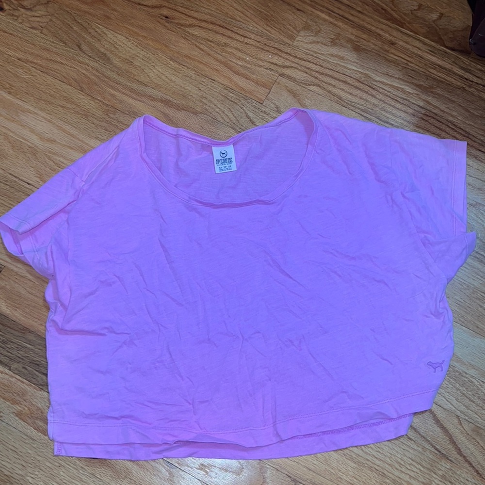 Pink Victoria’s Secret tee
